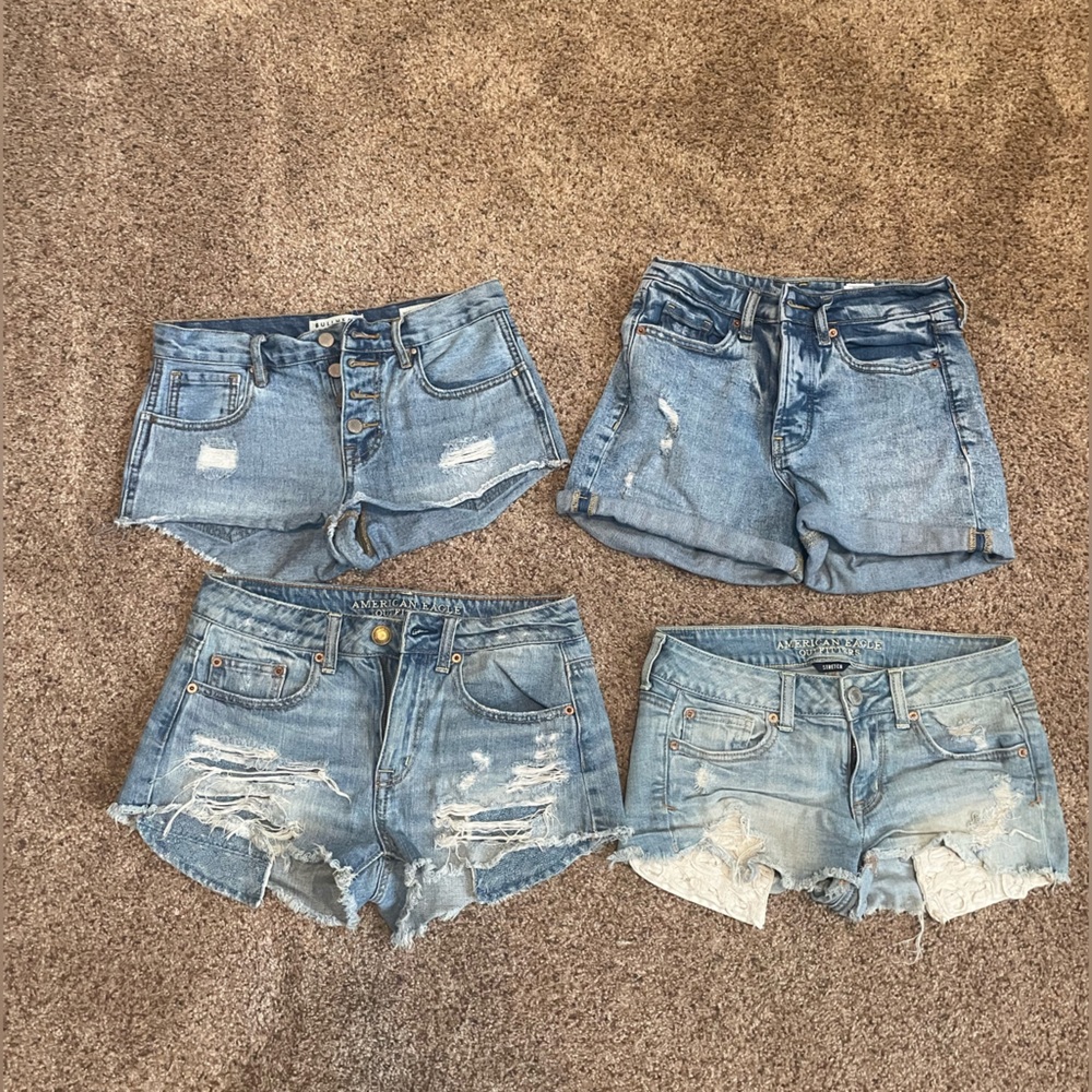 4 for $40 shorts American Eagle, PacSun, and Old Navy